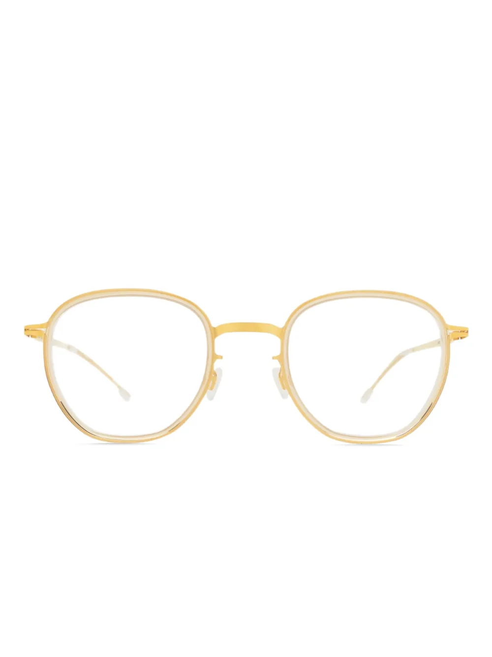 Mykita Kiva bril met geometrisch montuur Goud