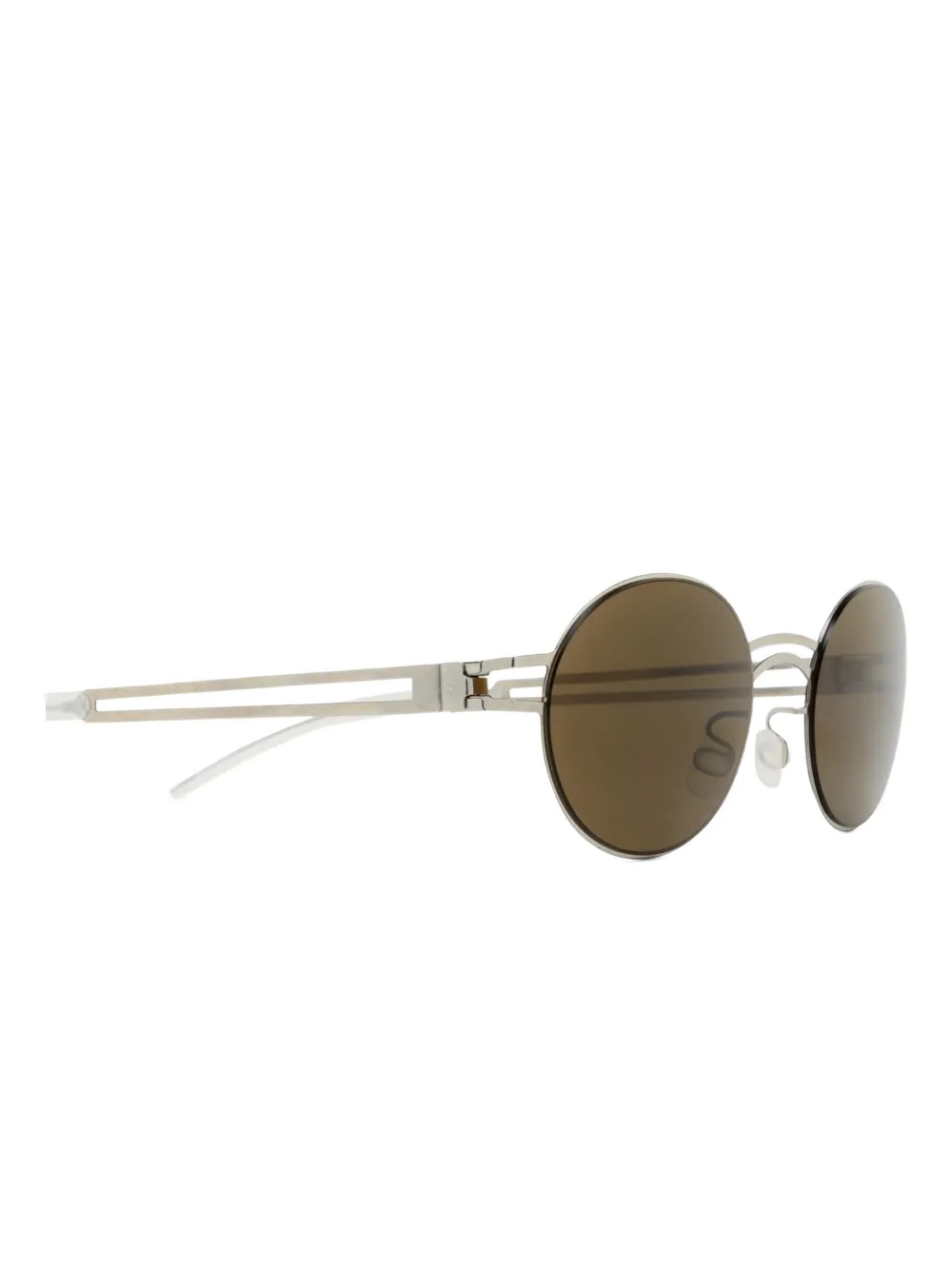 Mykita Dada zonnebril met rond montuur Zilver