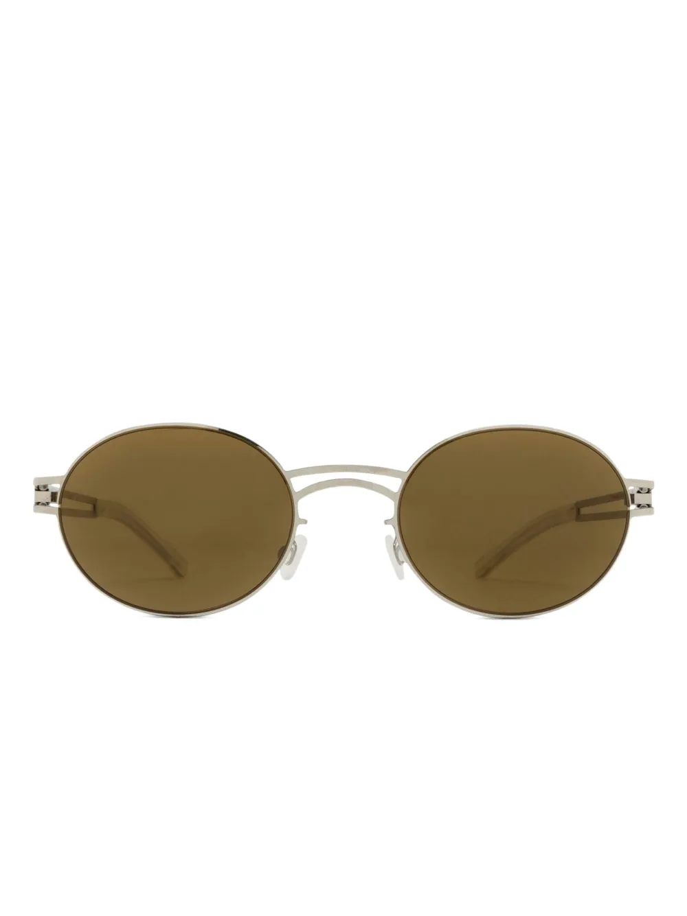 Mykita Dada zonnebril met rond montuur Zilver