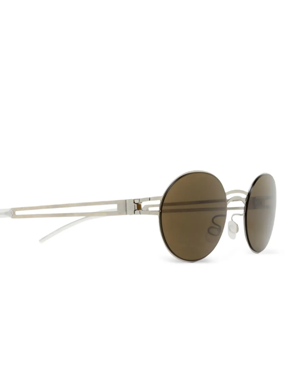 Mykita Dada zonnebril met rond montuur - Zilver