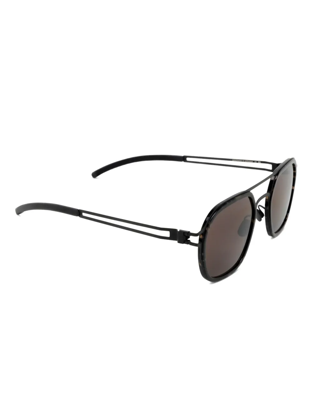 Mykita Leeland zonnebril met vierkant montuur Zwart