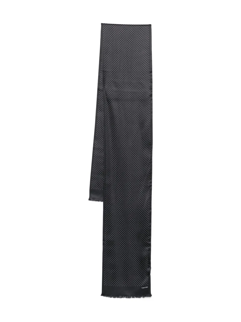 TOM FORD polka-dot silk scarf Zwart