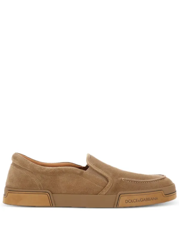 Dolce & Gabbana Tênis slip-on Portofino Yacht De Camurça | Marrom