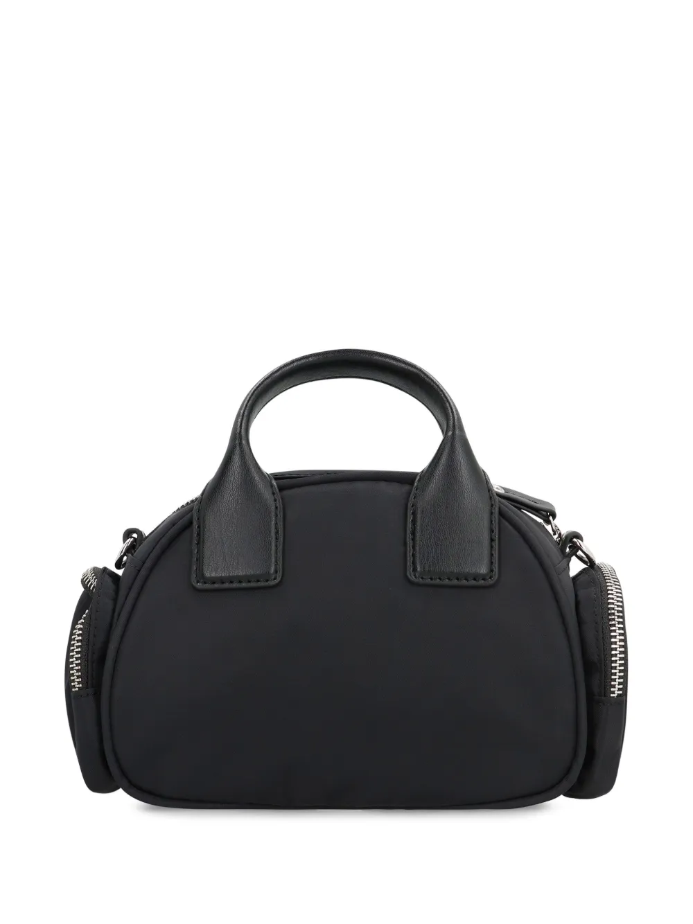 GANNI mini Polochon buckle-detail top-zip tote bag Zwart