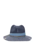 THE HAT GANG embroidered ribbon hat - Blue
