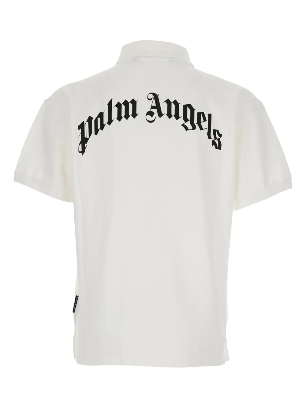 Palm Angels logo polo shirt Wit