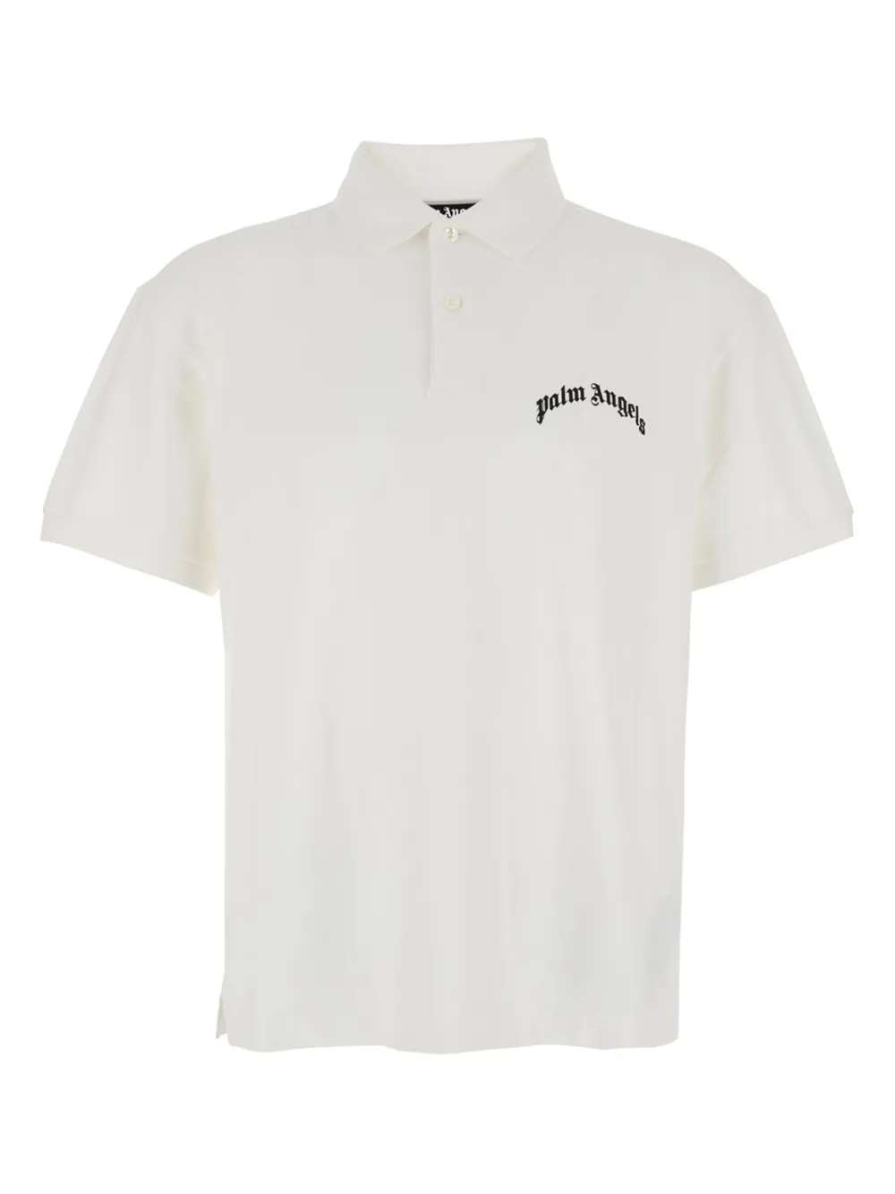 Palm Angels logo polo shirt Wit