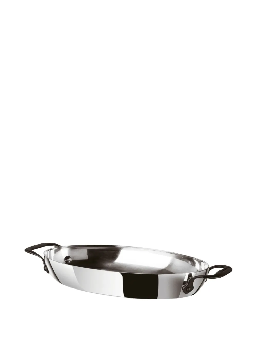 Sambonet oval-base steel roasting pan - グレー Sambonet oval-base steel roasting pan - グレー