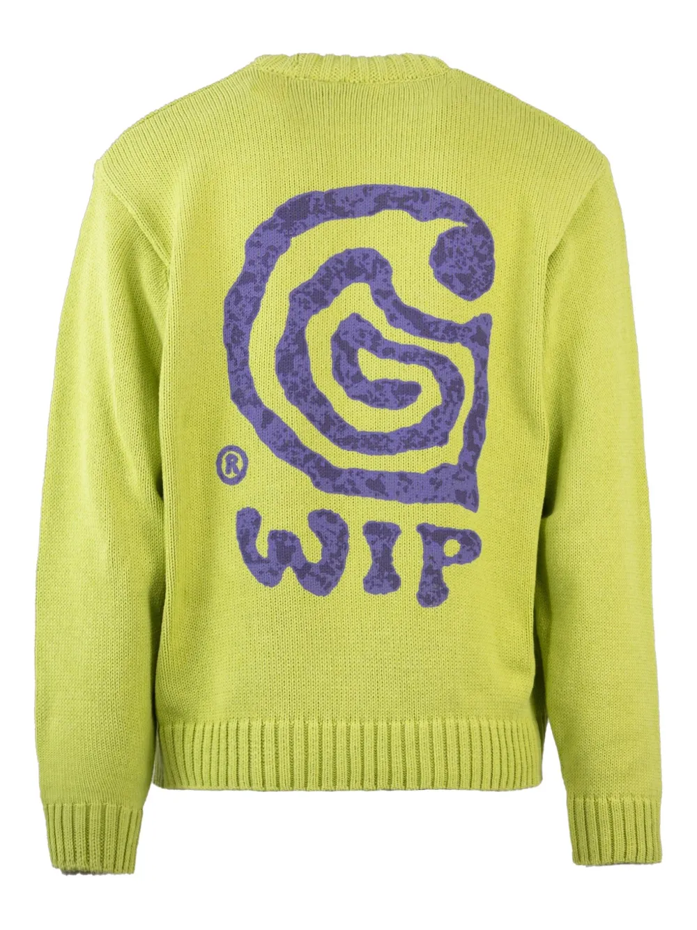 Carhartt WIP Helix logo-print sweater Groen