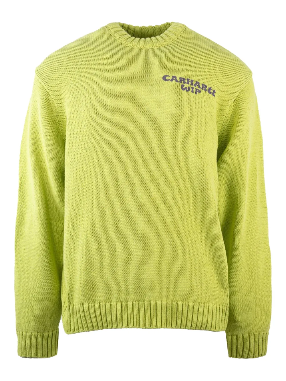 Carhartt WIP Helix logo-print sweater Groen