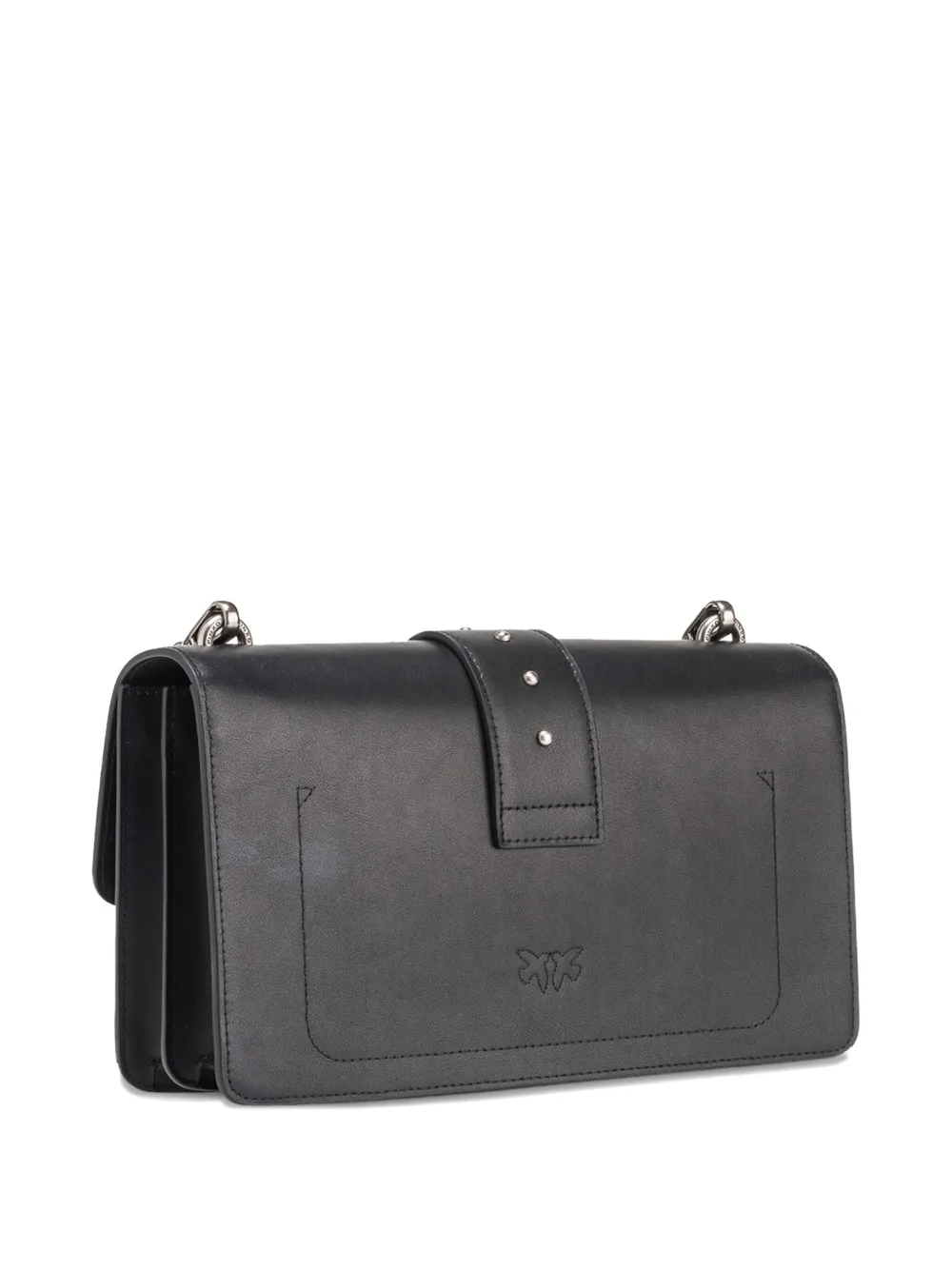Pinko Love Birds Chain-strap Shoulder Bag In Black
