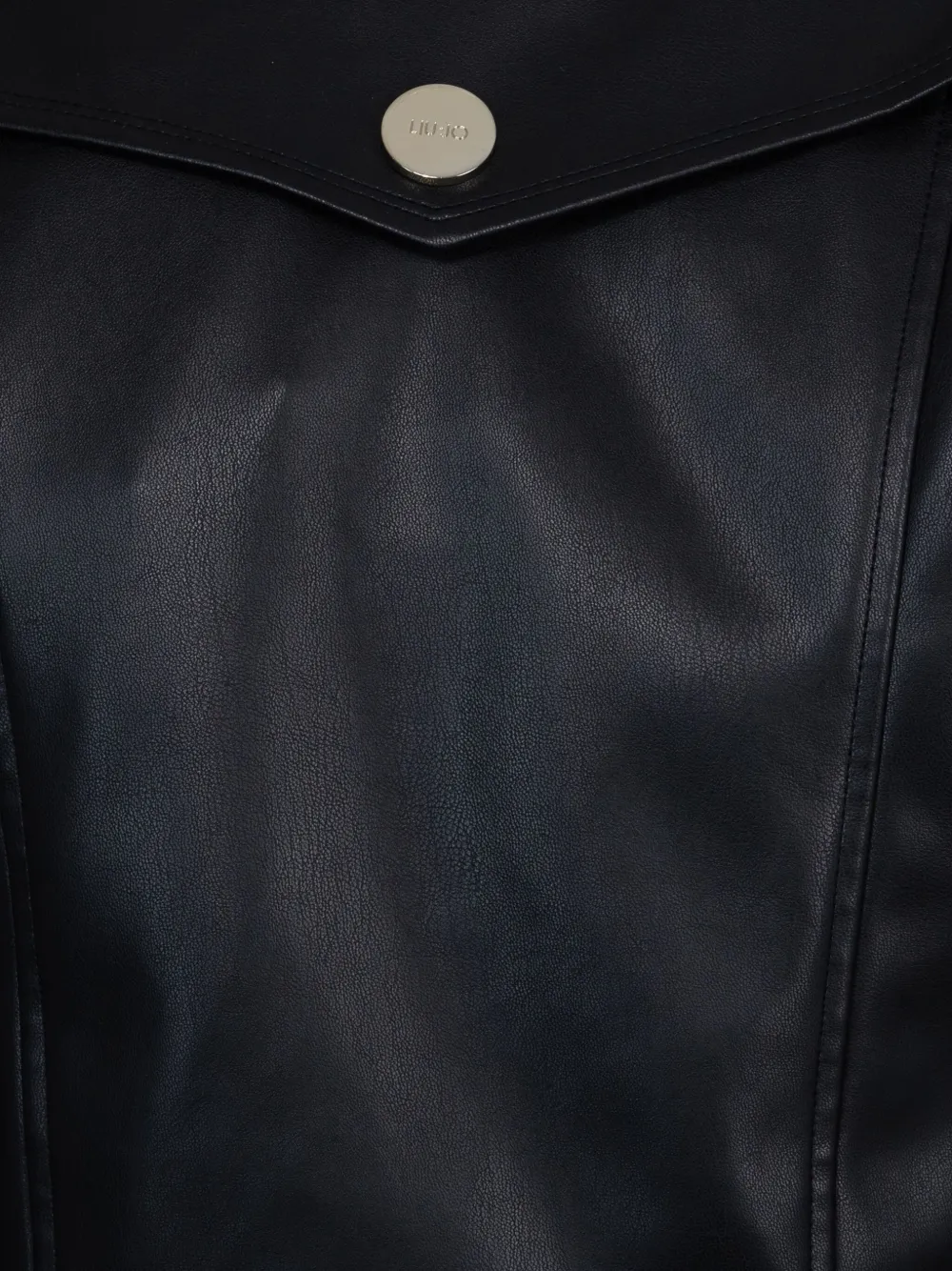 LIU JO peplum zip-front jacket Zwart