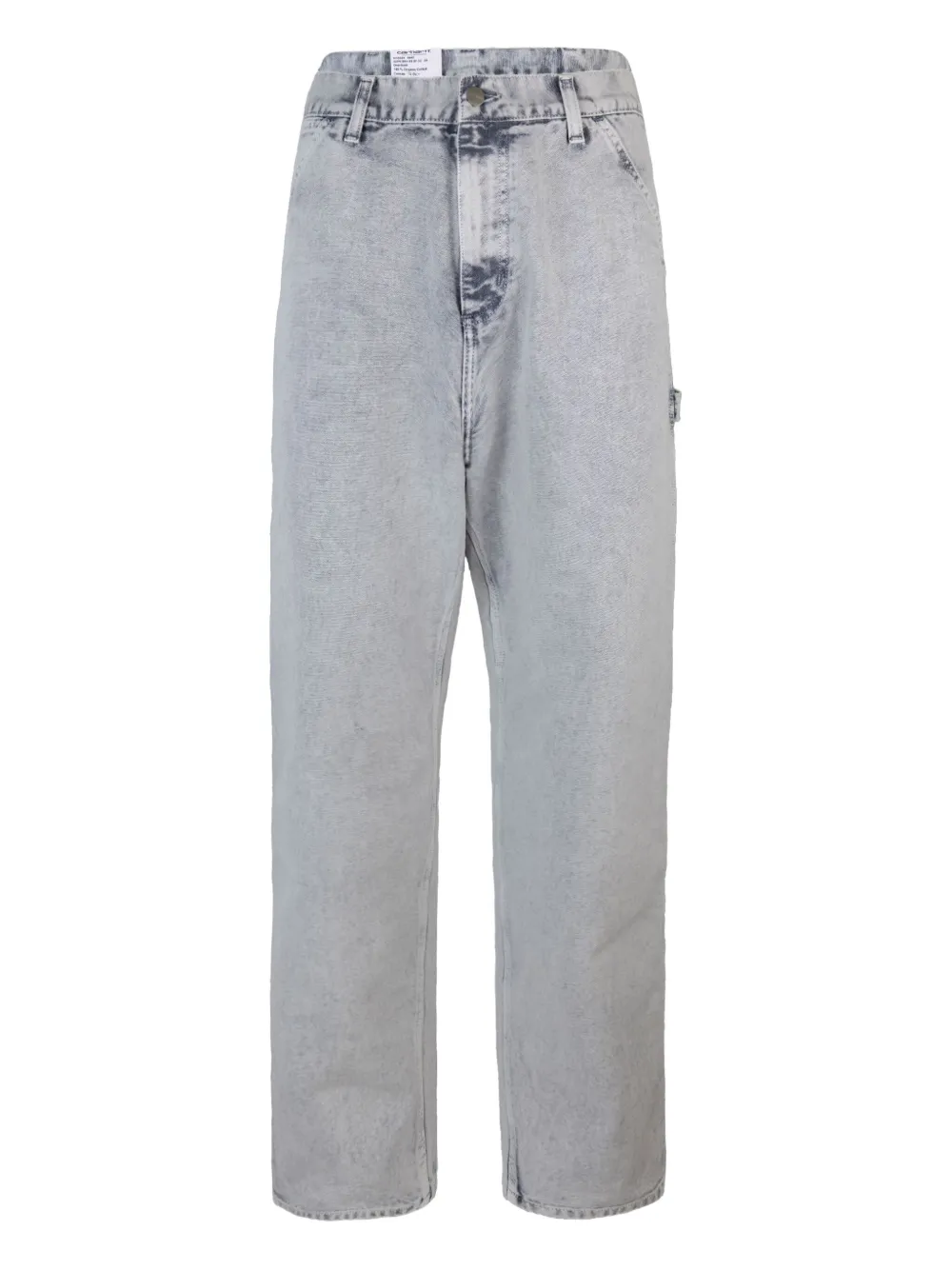 Carhartt WIP Jeans met acid-wassing en zakken Grijs