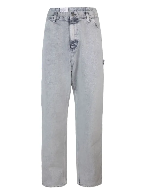Carhartt WIP アシッドウォッシュ ジーンズ | グレー | FARFETCH JP