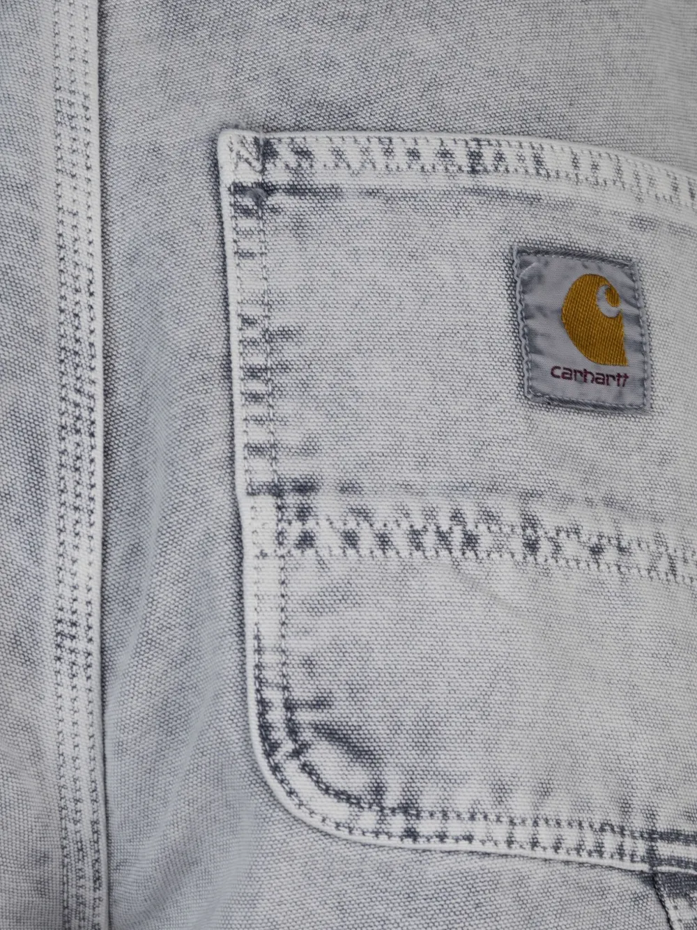 Carhartt WIP Jeans met acid-wassing en zakken Grijs