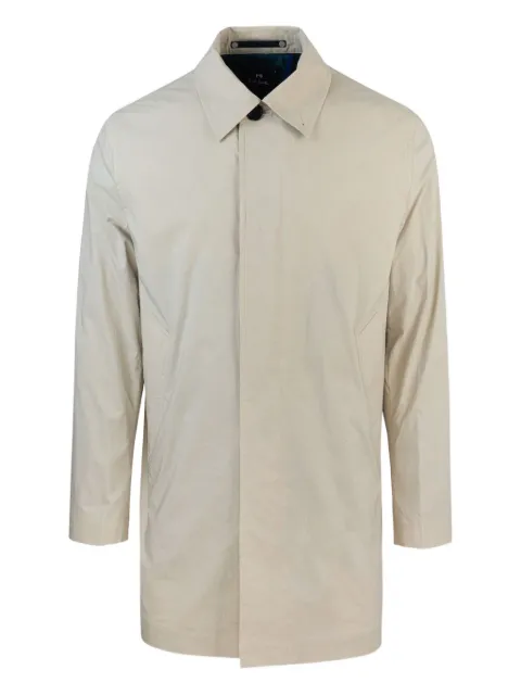 Paul Smith button-fastening collared coat