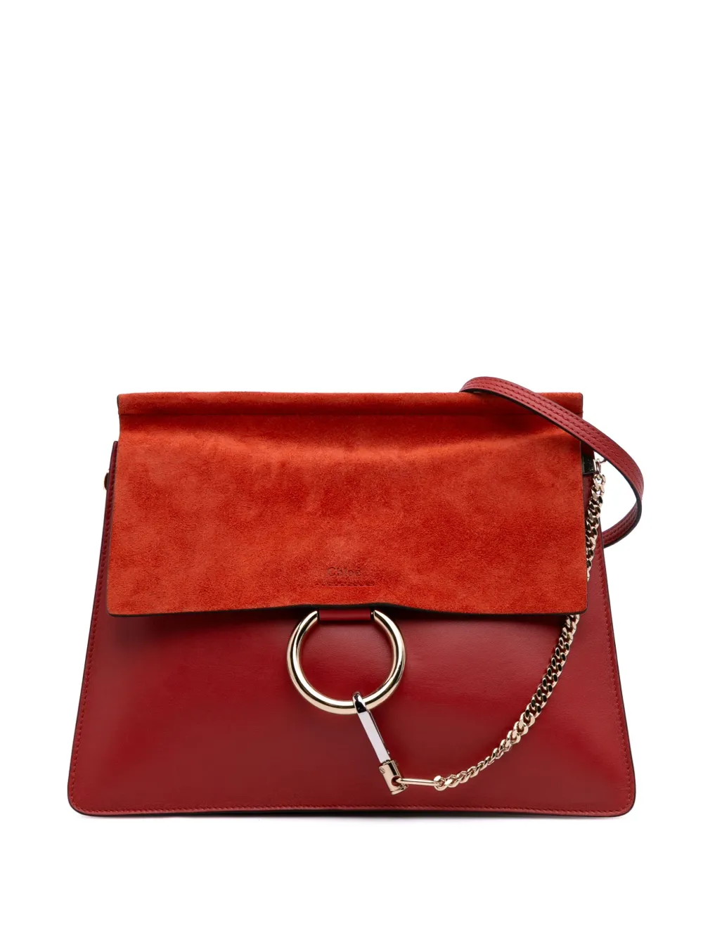 Hermès Pre-Owned 2018 Medium Calfskin and Suede Faye crossbody bag - Hermès Pre-Owned 2018 Medium Calfskin and Suede Faye crossbody bag -
