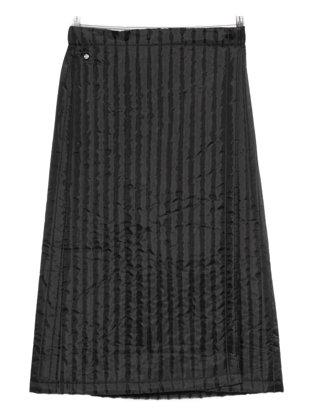 Bless Nº08 Monpe midi skirt | Black | Image 1