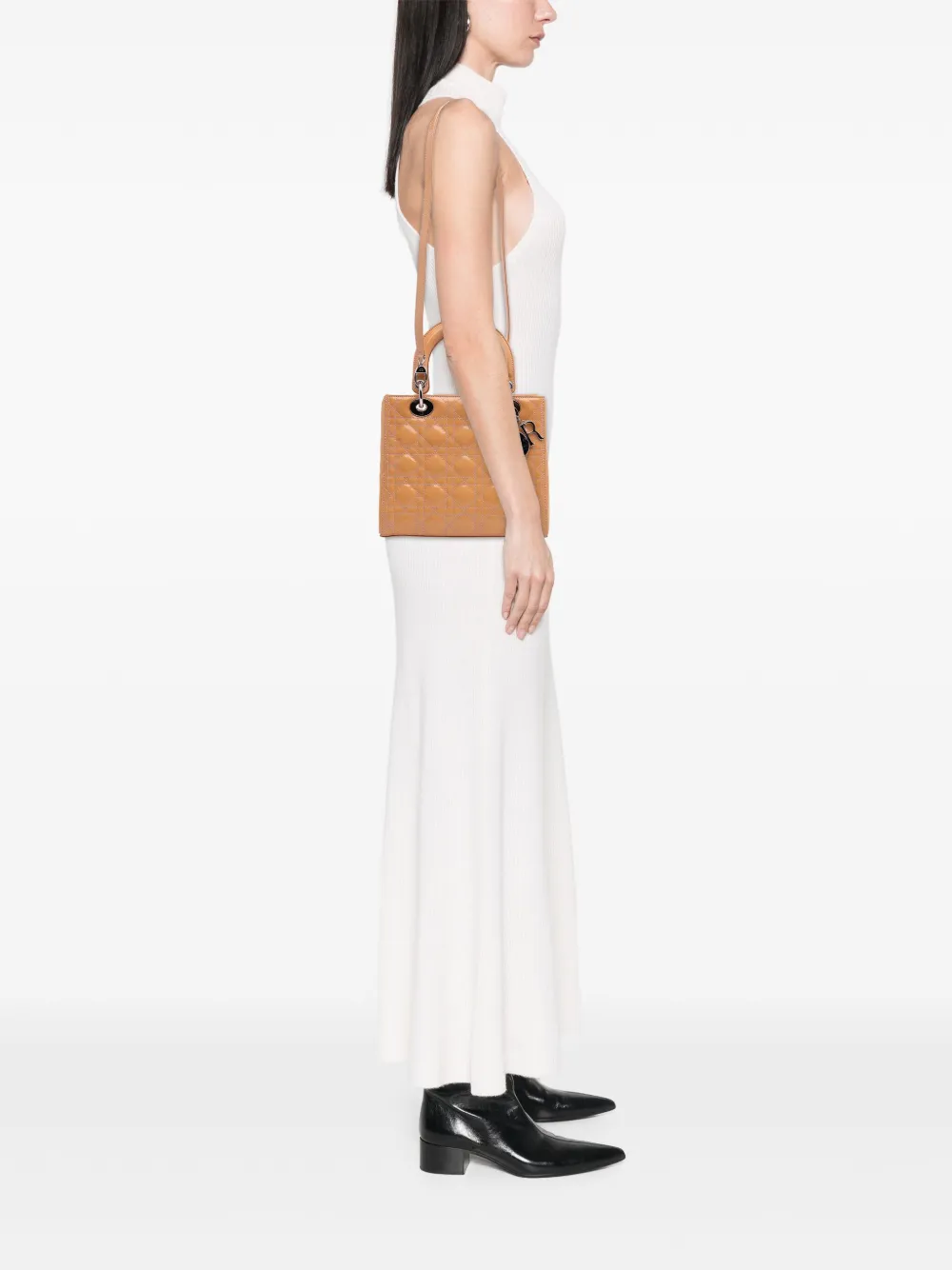 Christian Dior Pre-Owned 2014 Medium Patent Cannage Lady Dior satchel | Pre-Owned | Image 2