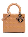 Christian Dior Pre-Owned 2014 Medium Patent Cannage Lady Dior satchel - Brown