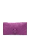 Bottega Veneta Pre-Owned 2012-2025 Nappa Intrecciato Turn Lock clutch bag - Purple
