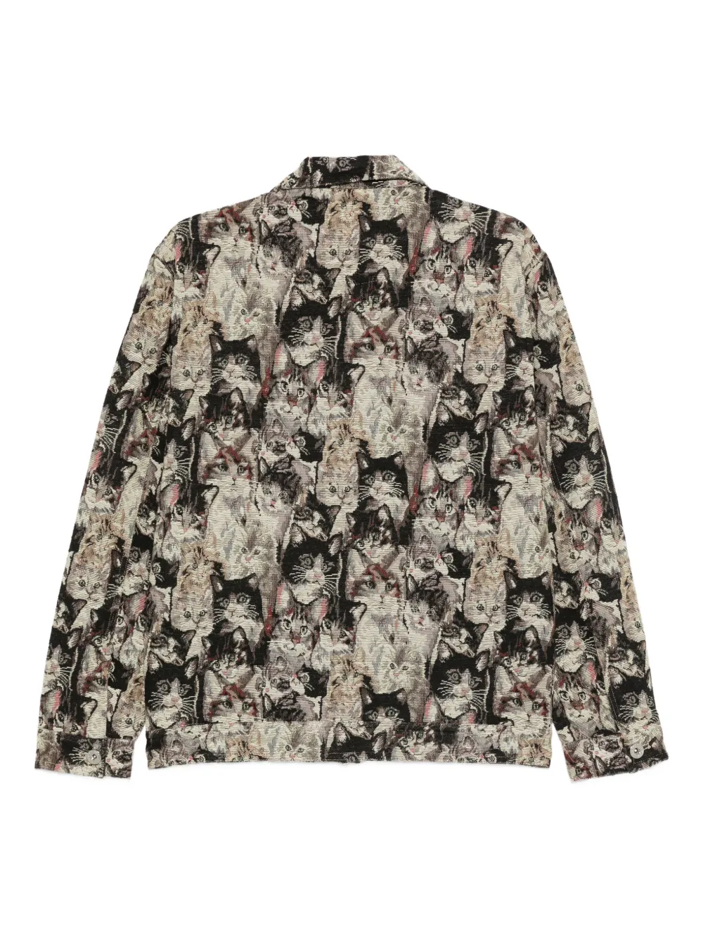 Bless cat-motif jacquard jacket | Denim Jackets | Image 2