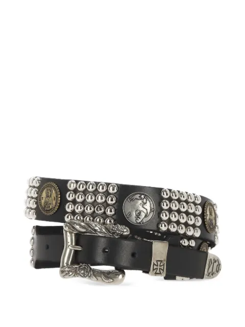 Enfants Riches Déprimés metal-coin studded belt