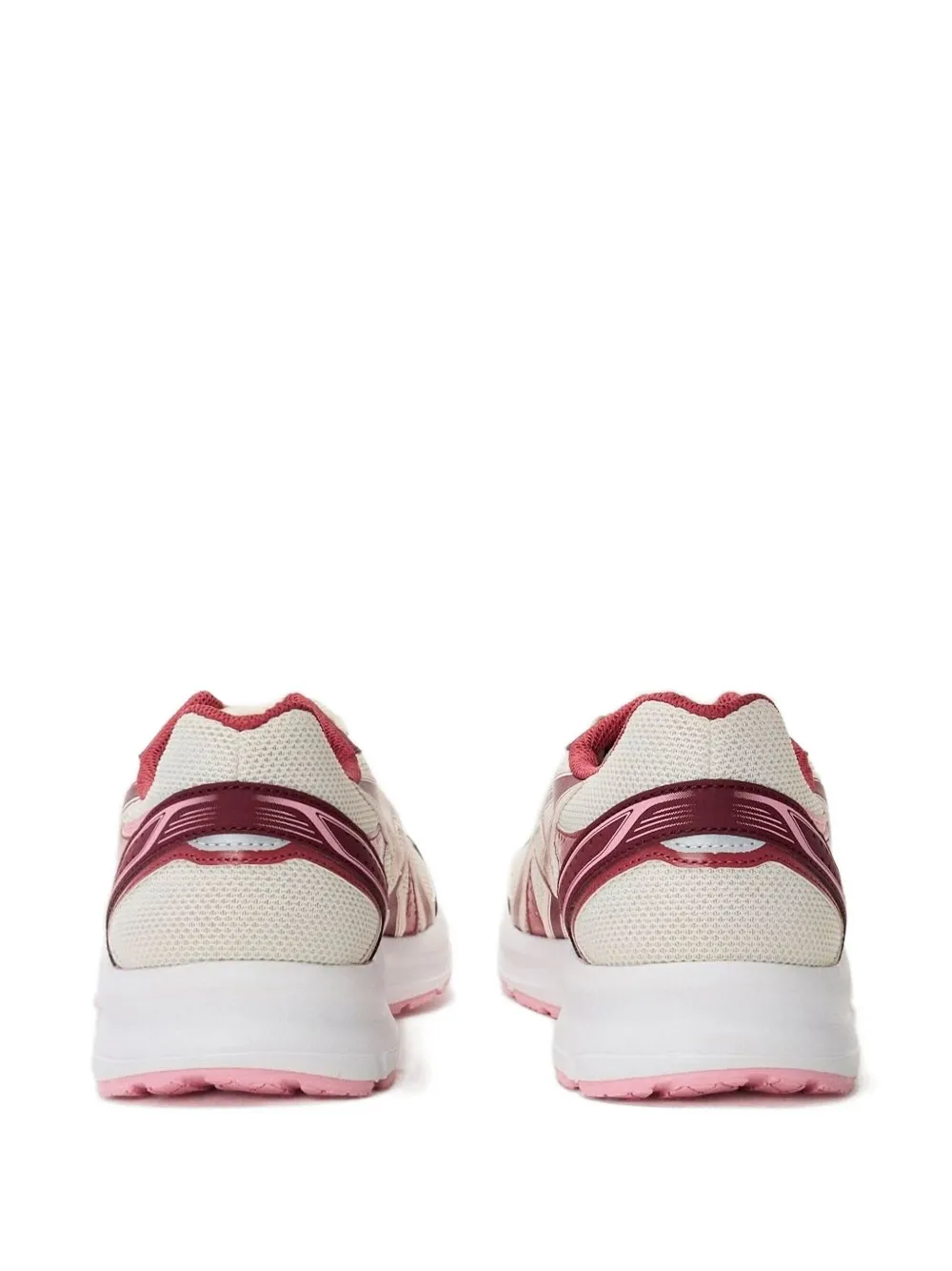 Asics Jog 100s Mesh Paneled Low-top Sneakers In Brown