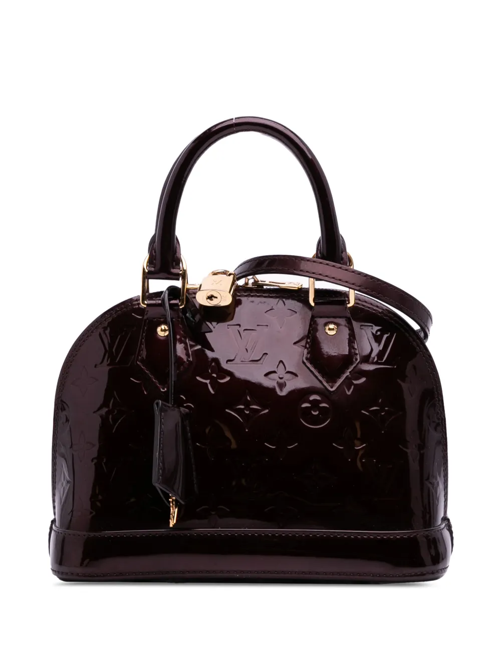 Louis Vuitton Pre-Owned 2007-2025 モノグラム ヴェルニ アルマ BB サッチェルバッグ - パープル Louis Vuitton Pre-Owned 2007-2025 モノグラム ヴェルニ アルマ BB サッチェルバッグ - パープル