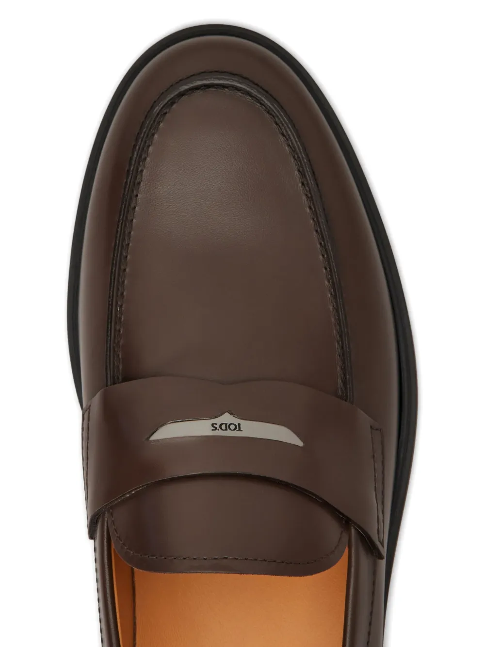 Tod's leather penny loafers Brown