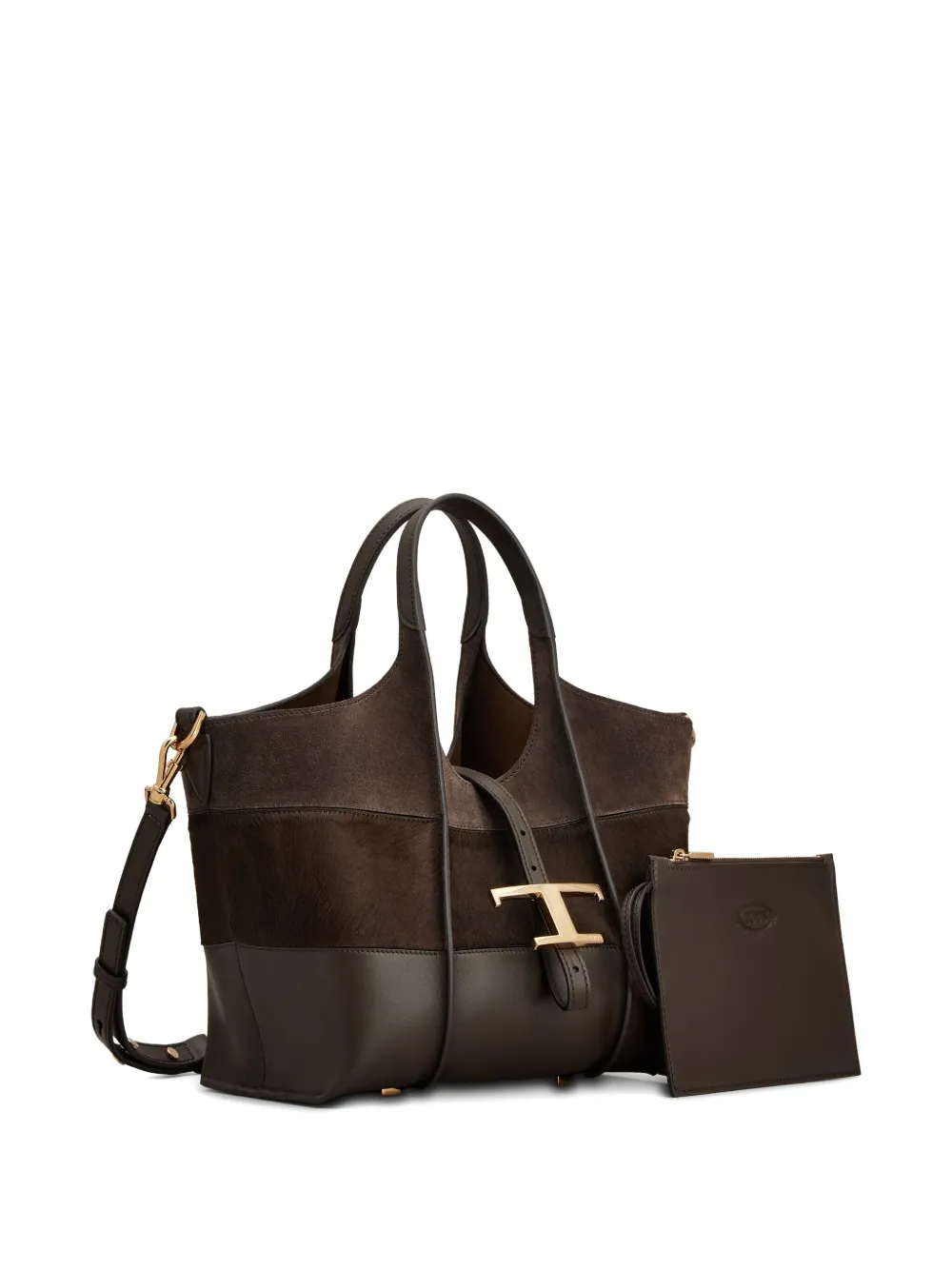 Tod's T-buckle suede leather tote bag | Image 2