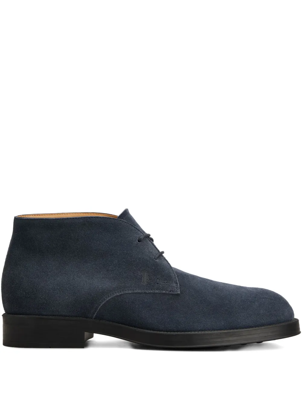 Tod's suede lace-up boots Blue