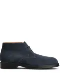 Tod's suede lace-up boots - Blue