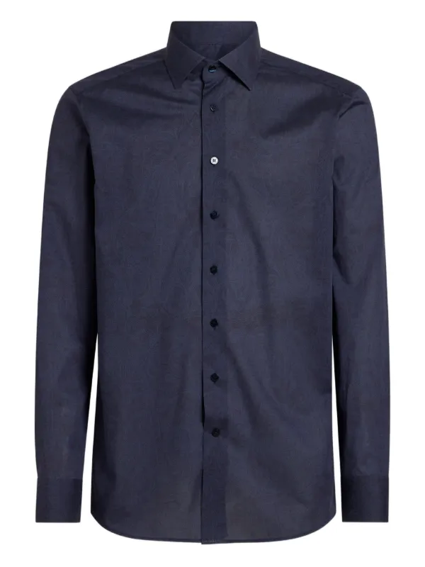Etro Paisley-print Shirt in Black