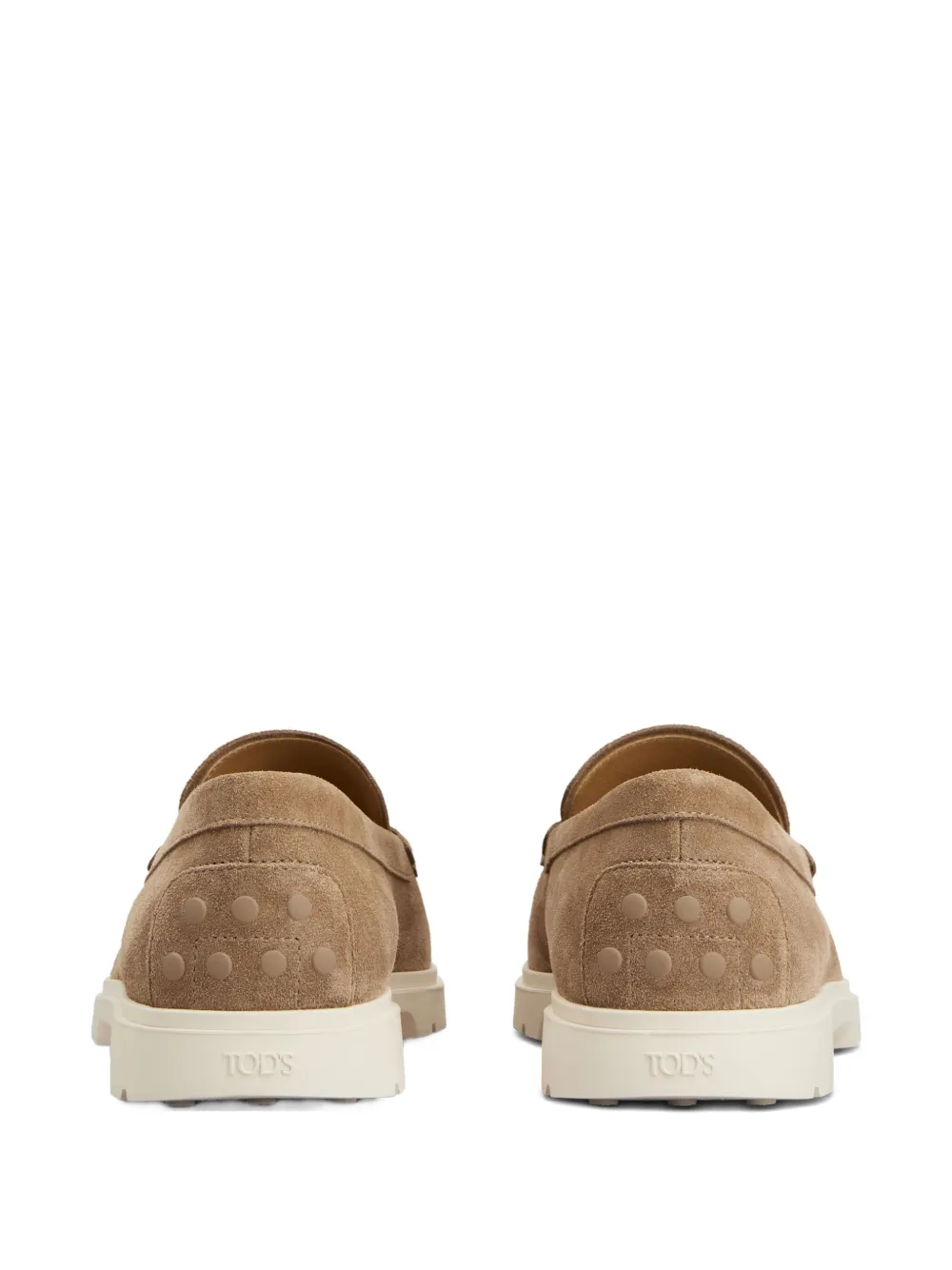 Tod's suede leather loafers Brown