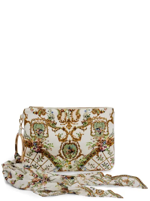 Camilla silk clutch bag