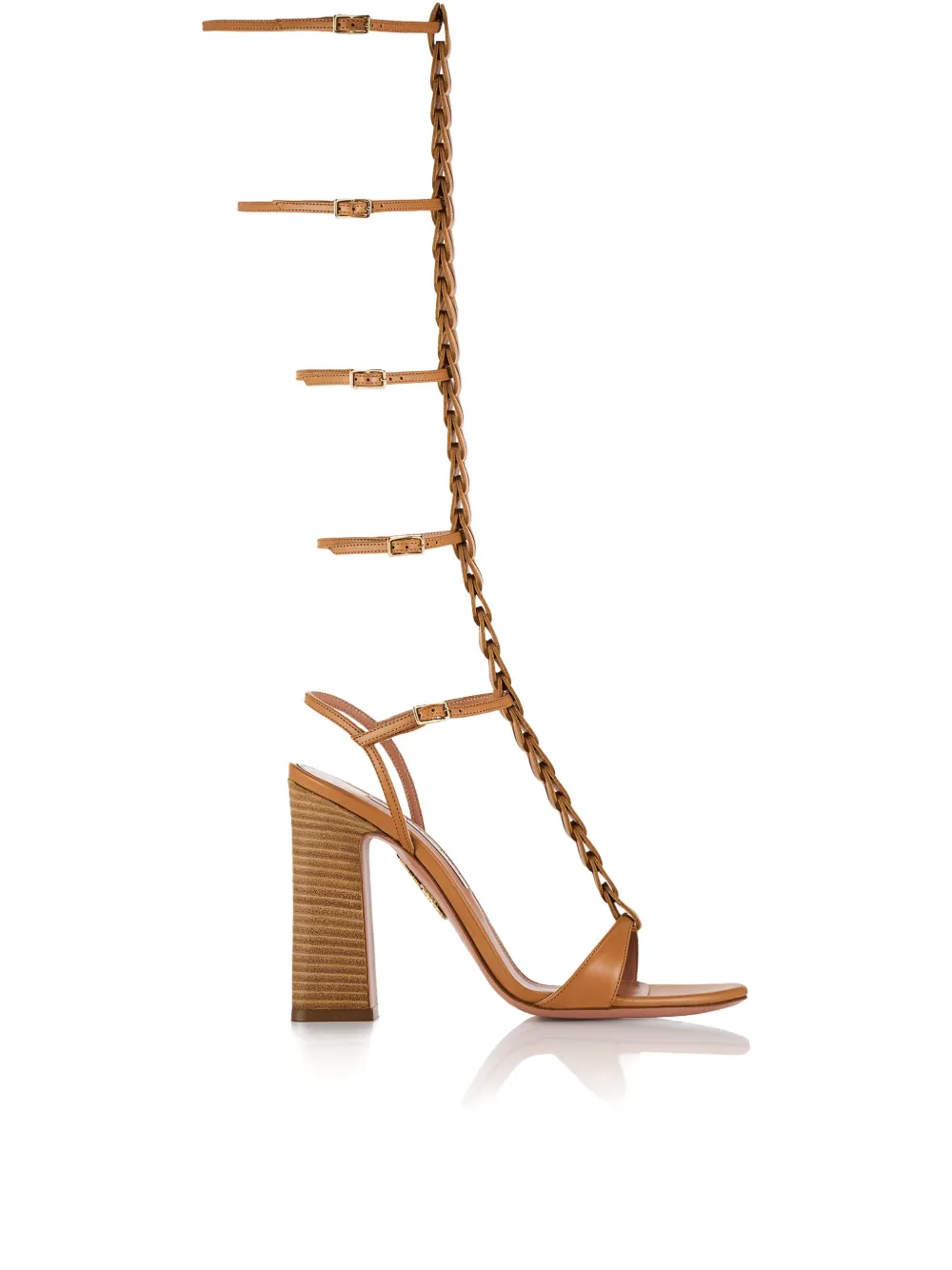 Aquazzura 105mm Gladiator sandals Brown