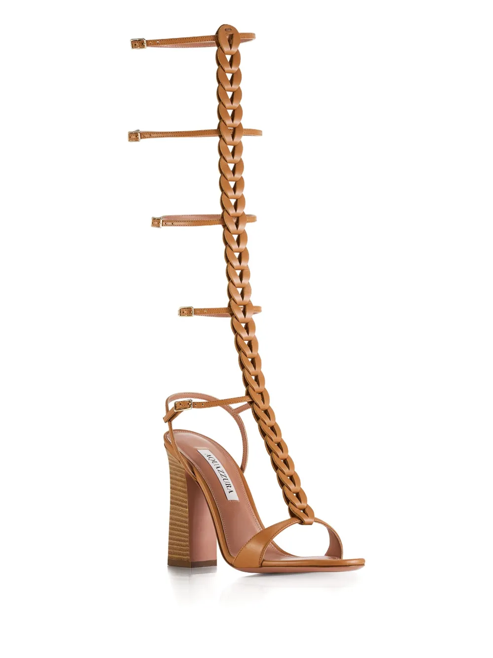 Aquazzura 105 mm Gladiator sandalen Bruin