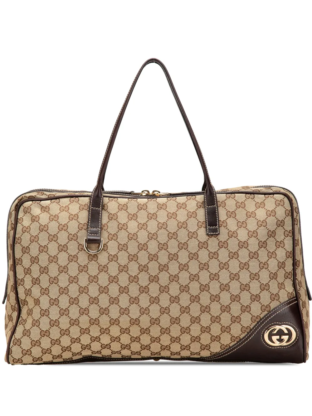 Gucci Pre-Owned 2000-2015 GGキャンバス ニューブリット ショルダーバッグ - ブラウン Gucci Pre-Owned 2000-2015 GGキャンバス ニューブリット ショルダーバッグ - ブラウン