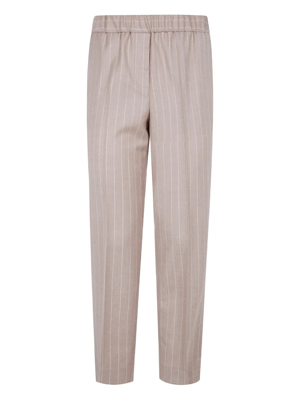 Peserico pinstripe elasticated-waist trousers Beige