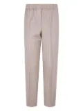 Peserico pinstripe elasticated-waist trousers - Neutrals