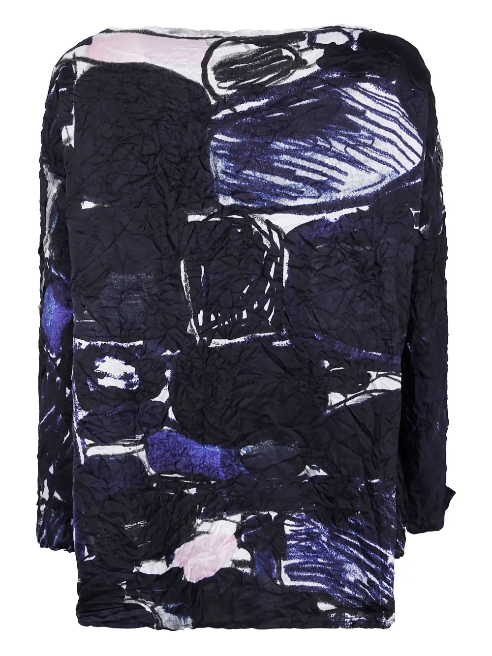 Daniela Gregis Zijden blouse - Blauw
