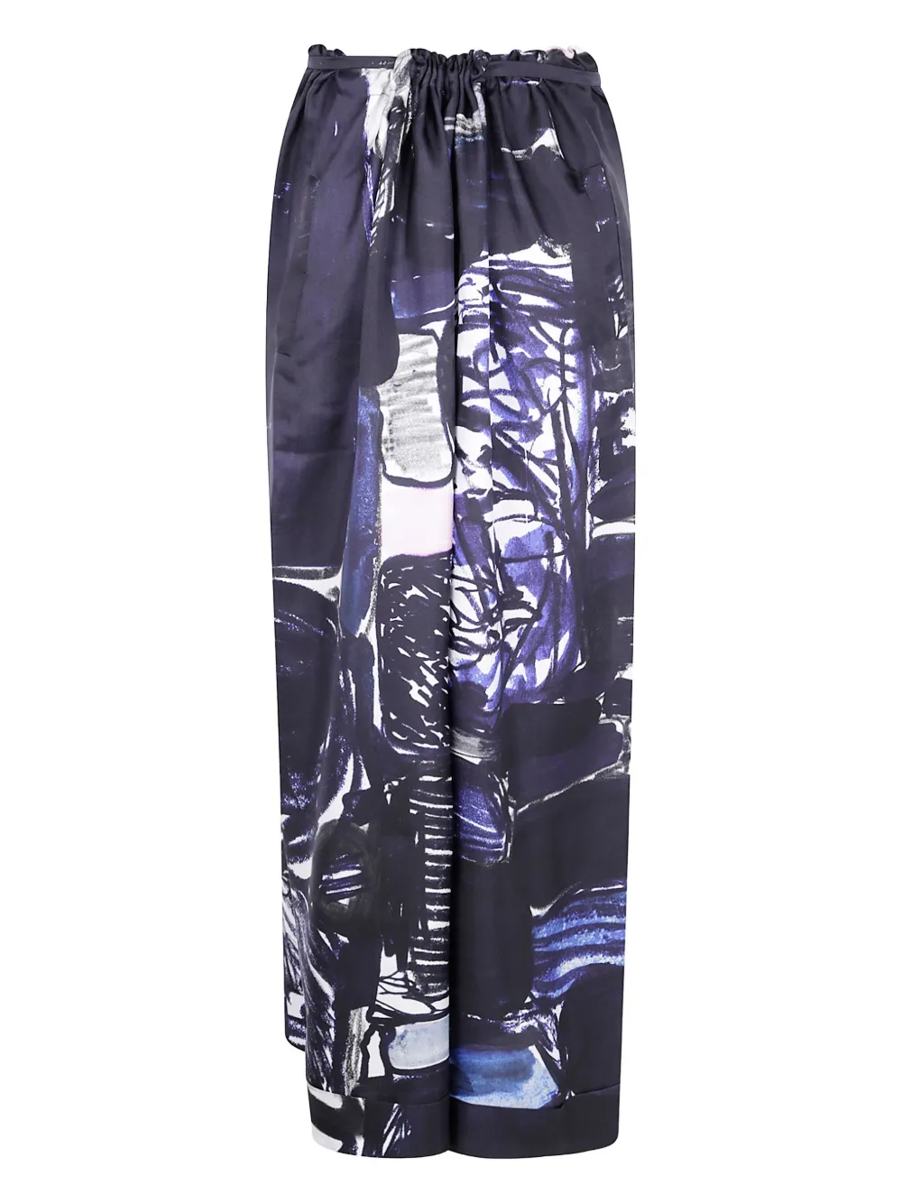 Daniela Gregis abstract-print drawstring trousers | Wide-Leg Pants | Image 2