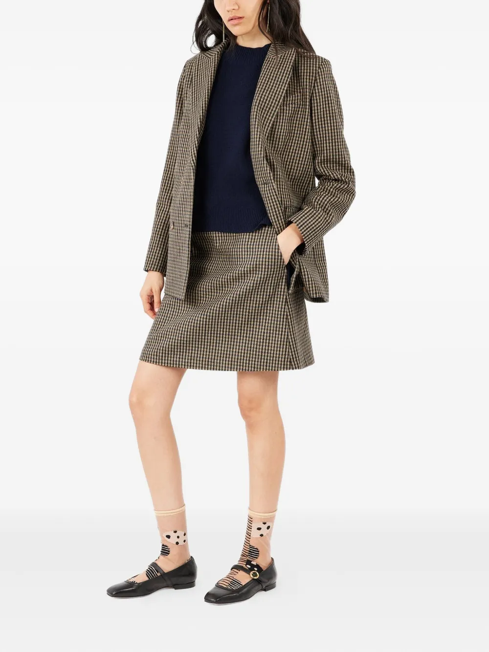 A.P.C. Gingham-check double-breasted coat | Double Breasted & Peacoats | Image 2