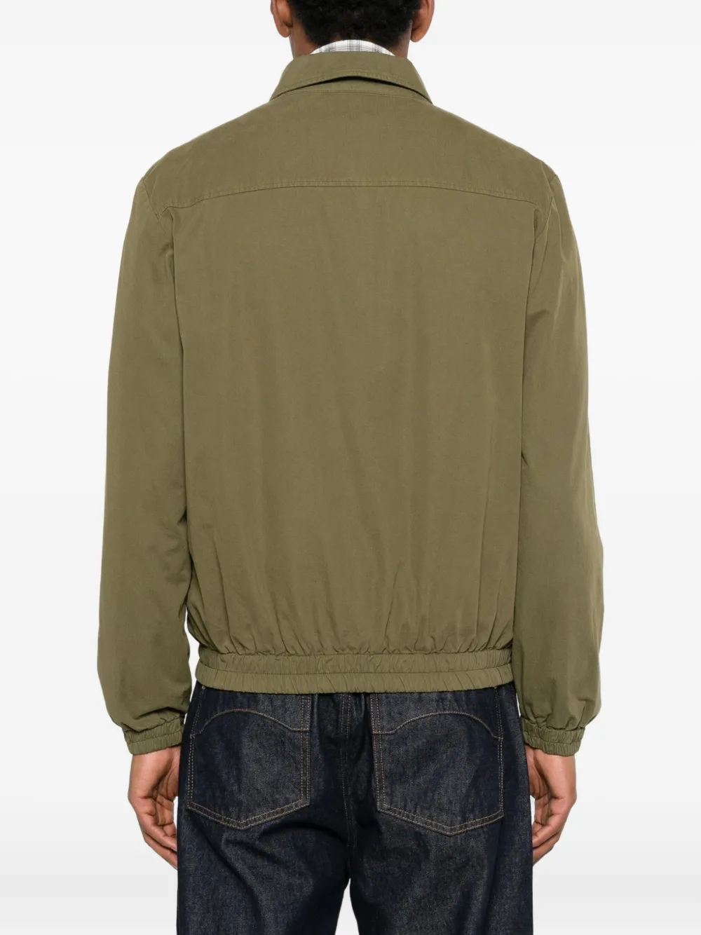 Apc Gilbert Zip Jacket In Green