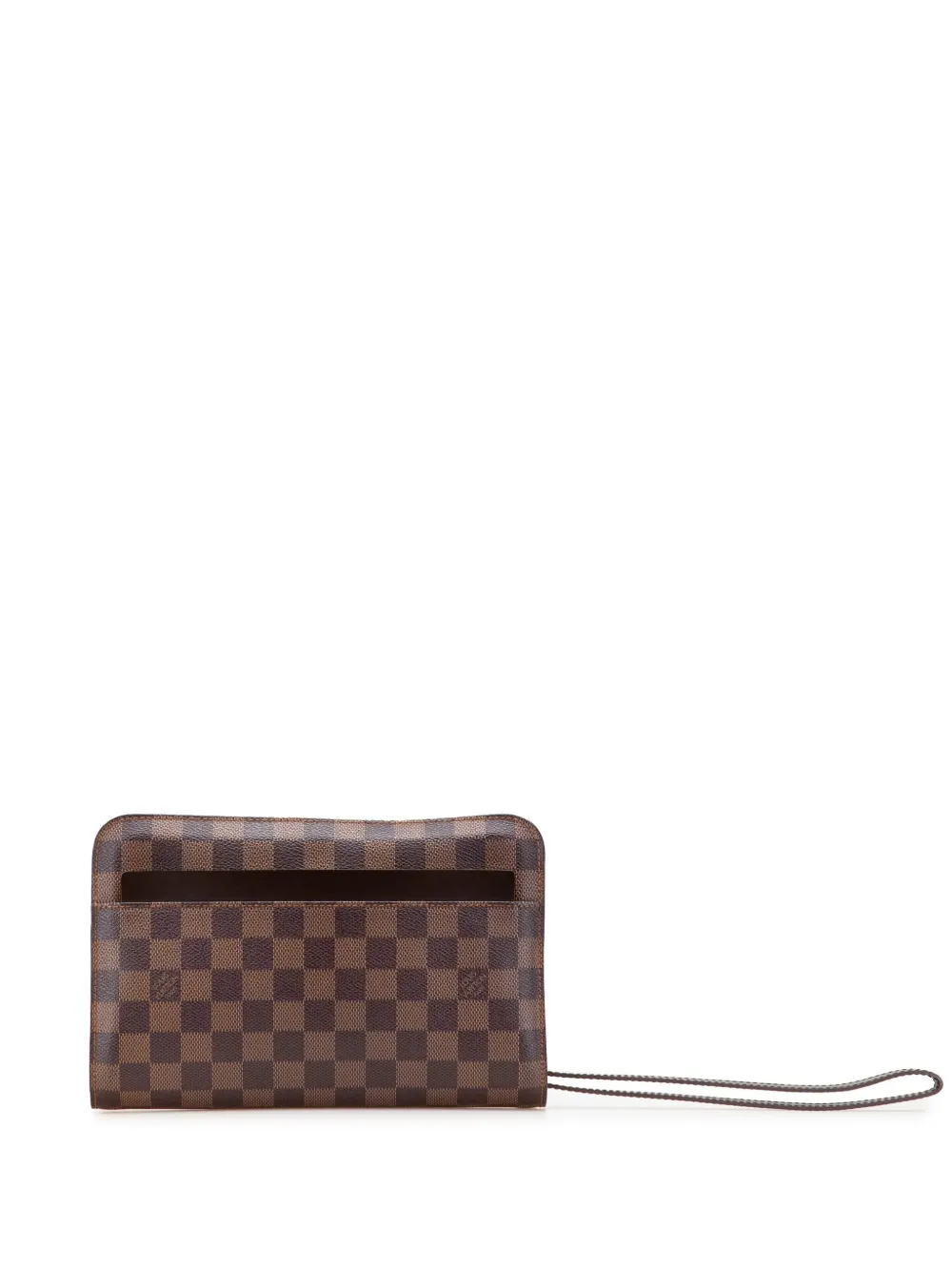 Louis Vuitton Pre-Owned 2000 Damier Ebene Saint Louis Pochette clutch Louis Vuitton Pre-Owned 2000 Damier Ebene Saint Louis Pochette clutch