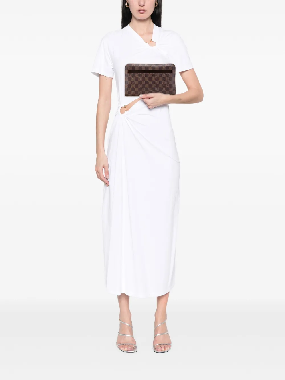 Louis Vuitton Pre-Owned 2000 Damier Ebene Saint Louis Pochette clutch bag | Pre-Owned | Image 2
