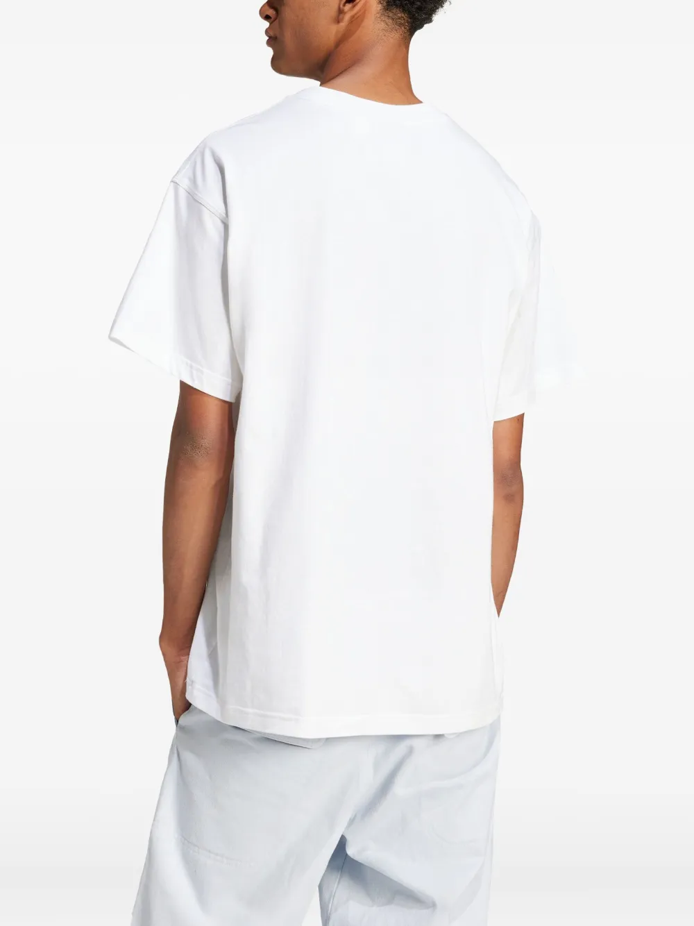 adidas Katoenen T-shirt met logo Wit