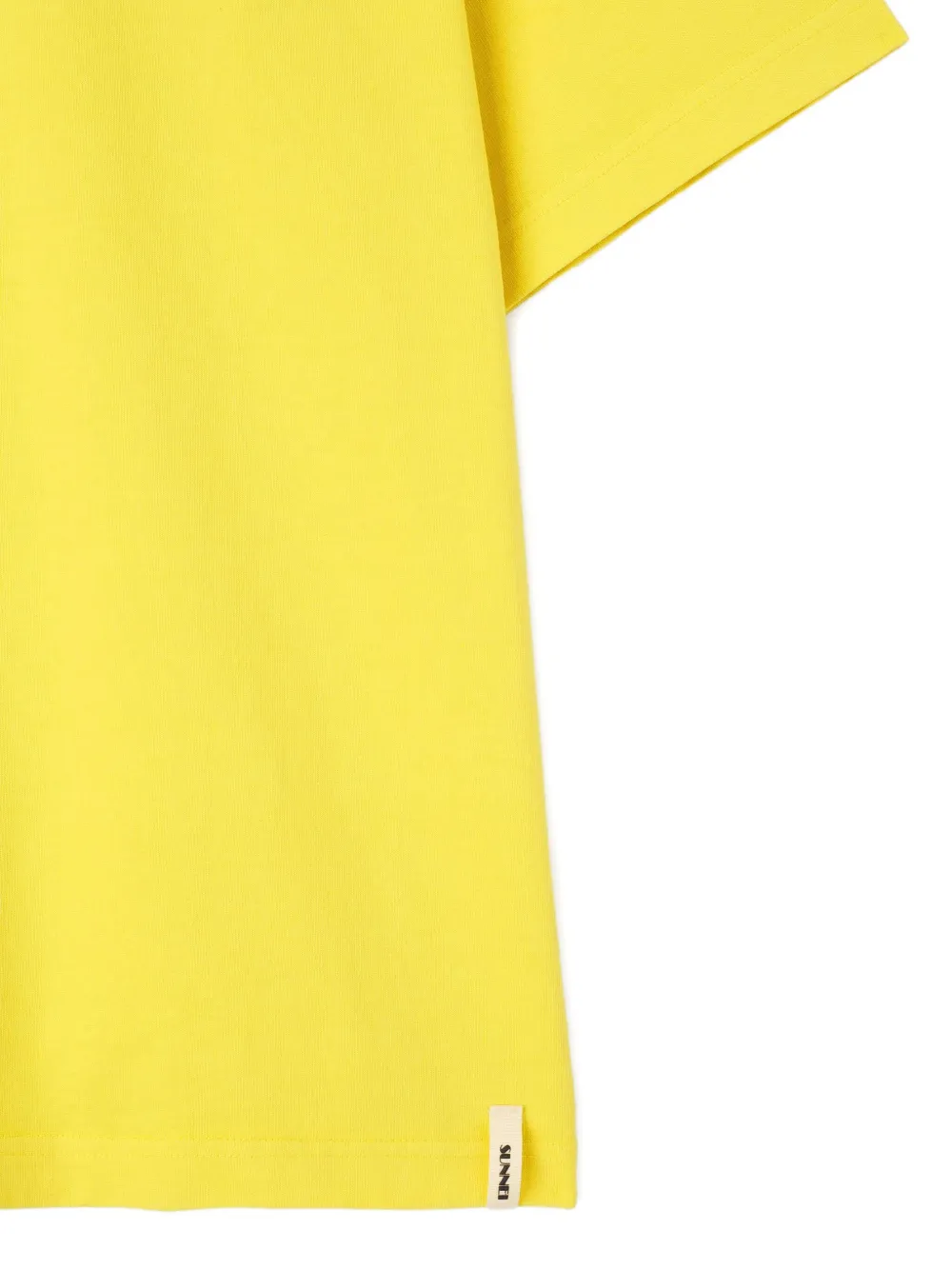 Sunnei Cotton T-shirt In Yellow