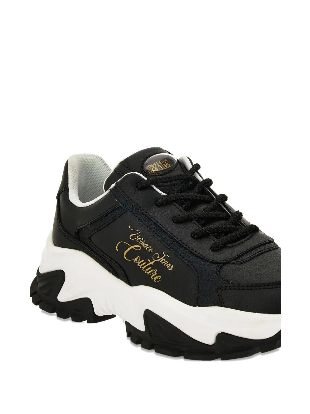 Versace Jeans Couture logo-detail chunky sneakers Black